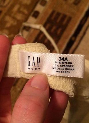 Бюстгальтер фирмы gap 34а4 фото