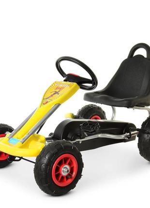 Велокарт дитячий bambi kart m 1564-6 ручне гальмо