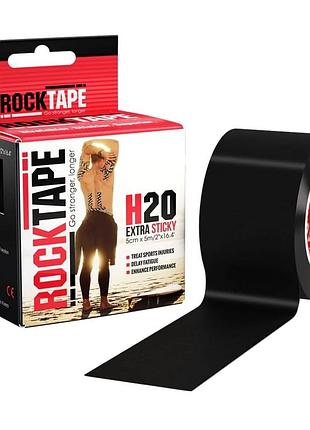 Кінезіотейп rocktape h2o водостійкий (cша) чорний