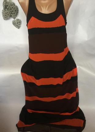 Повітряне , стильне плаття сарафан в підлогу