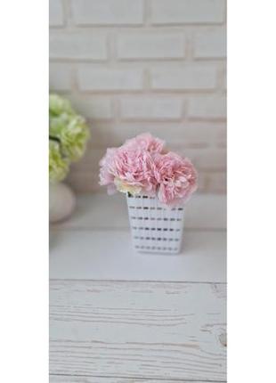 Букет искусственных цветов нежно-розовый2 фото