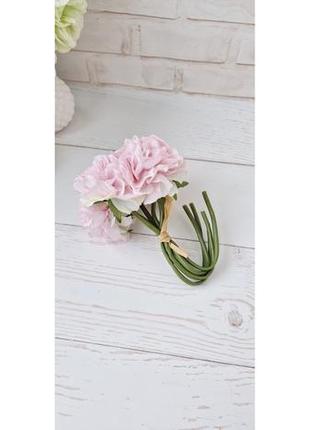 Букет искусственных цветов нежно-розовый3 фото