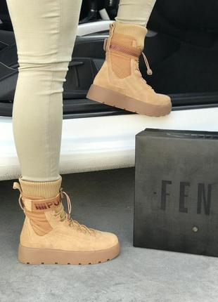 Зимние женские ботинки fenty x puma6 фото