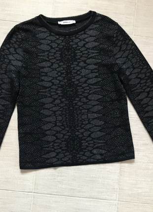 Модный укороченный джемпер топ, кофта, от zara knit. s4 фото