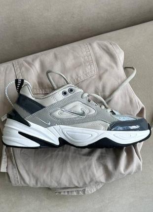 Кроссовки nike m2k olive2 фото