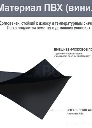 Надувне ліжко полуторне intex 67768, 137х191х33 см, велюровий, з вбудованим насосом 220v2 фото