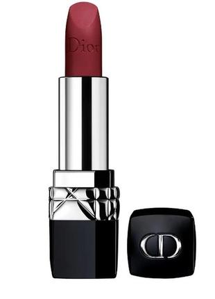 Помада для губ dior rouge dior couture colour 964 - ambitious matte, без коробки