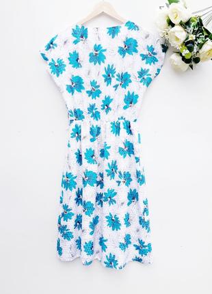 Шикарное платье винтаж платье миди в цветочный принт2 фото