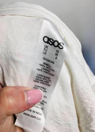 Білі перламутрові шорти в паєтках asos3 фото