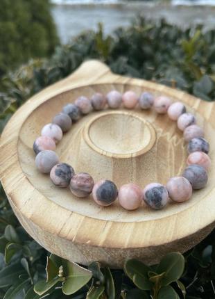 Яшма зебра, натуральные камни, браслет 8 девам близнецов и терезам также советуют иметь яшму