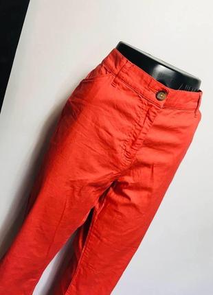 Яркие коралловые джинсы cotton traders6 фото