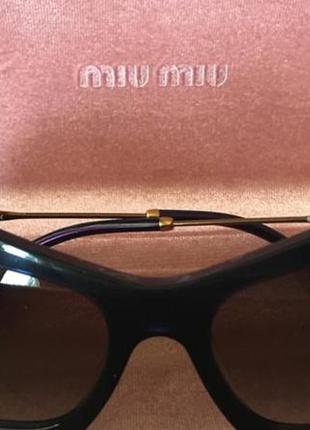 Очки miu miu оригинал синие9 фото