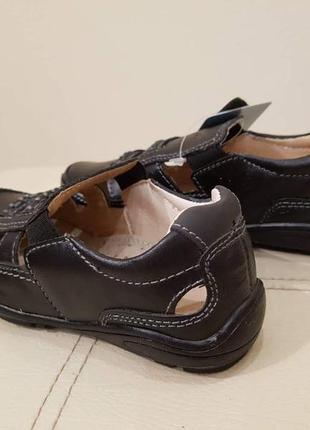 Шкіряні шкільні туфлі для хлопчика з супінатором р. 26-293 фото