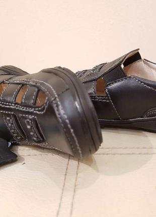 Шкіряні шкільні туфлі для хлопчика з супінатором р. 26-294 фото