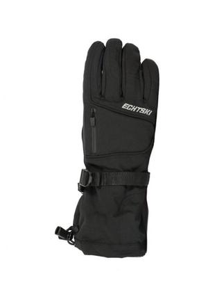 Перчатки мужские echt sports горнолыжные черный (hx012-1-black) - l3 фото