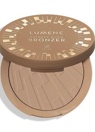 Бронзер для обличчя lumene vegan natural glow bronzer 01 — arctic summer