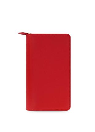 Органайзер filofax saffiano compact zip, poppy (20-022534)