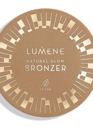 Бронзер для обличчя lumene vegan natural glow bronzer 02 — arctic sun