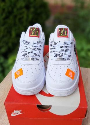 Шикарные женские кроссовки nike air force 1 x off-white low just do it pack