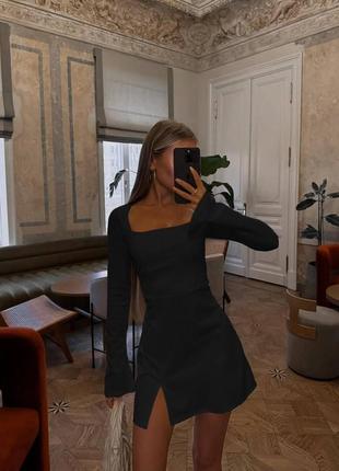 Платье из трикотажной ткани