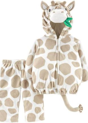 Carters костюм для хеллоуина фотосессии карнавальный жираф baby little giraffe halloween costume1 фото