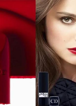 Помада для губ dior rouge dior couture colour 771 — radiant matte, без коробки8 фото