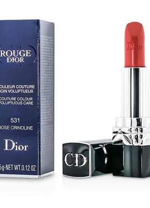Помада для губ dior rouge dior couture colour 771 — radiant matte, без коробки4 фото