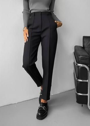 Базовые женские  черные брюки   размеры: s,m,l,xl
