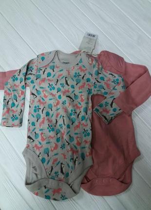 Супер комплект бодиков 62- 68