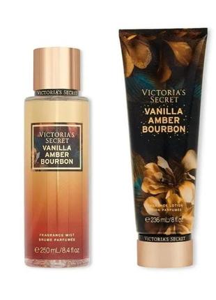 Парфюмированный лосьон victoria's secret vanilla amber bourbon lotion2 фото