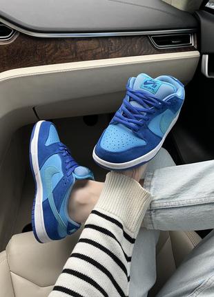 Женские кроссовки 29.5cm nike sb dunk raspberry blue 💙2 фото