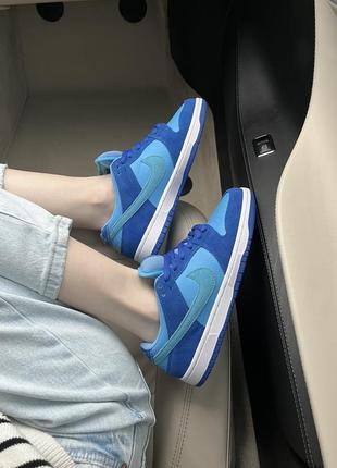 Женские кроссовки 29.5cm nike sb dunk raspberry blue 💙7 фото