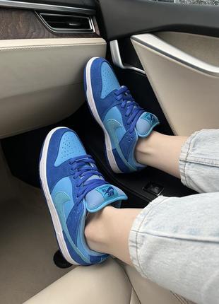 Женские кроссовки 29.5cm nike sb dunk raspberry blue 💙4 фото