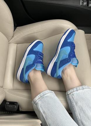 Женские кроссовки 29.5cm nike sb dunk raspberry blue 💙8 фото