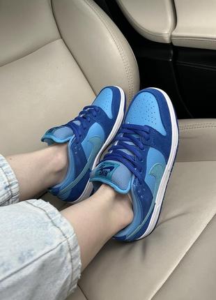 Женские кроссовки 29.5cm nike sb dunk raspberry blue 💙6 фото