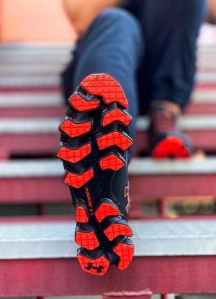 Мужские кроссовки under armour scorpio running shoes black/orange8 фото