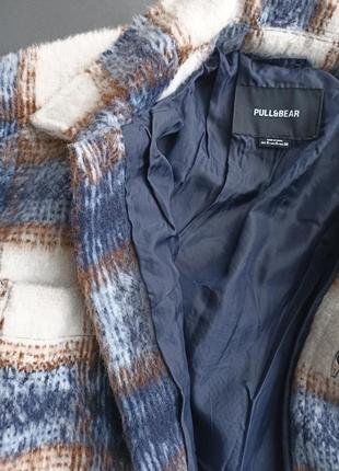 Мужская куртка рубашка в клетку  деми ворсистая овер8 фото