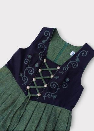 Lodenfrey платье шерсти шелк, винтажное платье сарафан австрия, тиральское3 фото