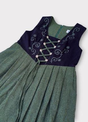 Lodenfrey платье шерсти шелк, винтажное платье сарафан австрия, тиральское2 фото