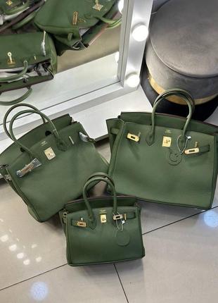 Hermes birkin кожаная сумка2 фото