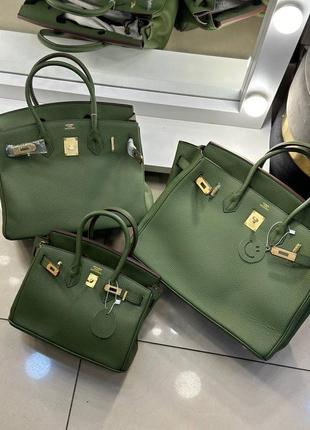 Hermes birkin кожаная сумка