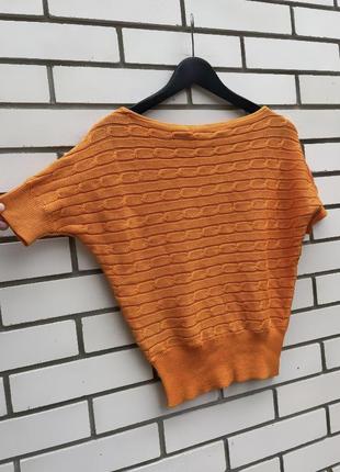 Оранжевая блузка свитер джемпер хлопок ralph lauren sport6 фото