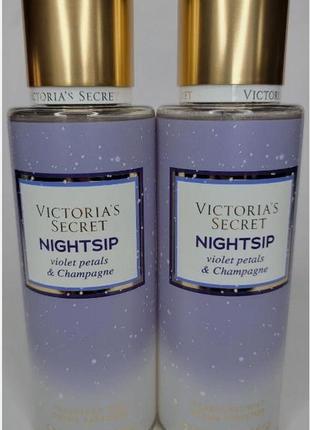 Спрей для тіла та волосся victoria s secret nightsip