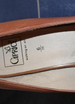 Туфли кожаные caprice германия 39р в коробке2 фото
