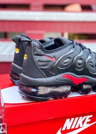 Nike air vapormax plus "black/red"5 фото