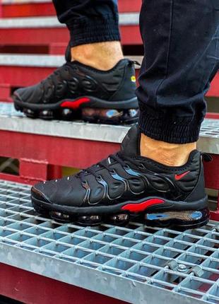 Nike air vapormax plus "black/red"2 фото