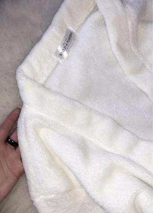 ❤️❤️❤️шикарный брендовый теплый халат в молочном цвете9 фото