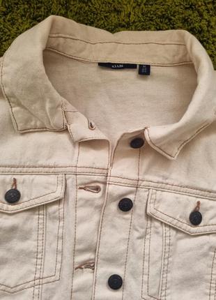 Джинсова курточка, розмір l (але підійде і на s/m як oversize)3 фото