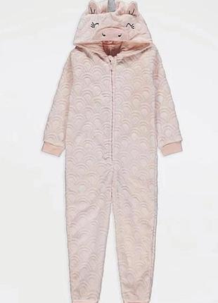 Флисовая пижама кигуруми 5-6р george