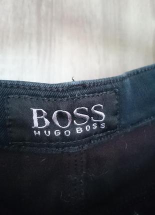 Джинсы hugo boss (оригинал) style 1.1 мужские утеплённые чёрные 50 (36)4 фото